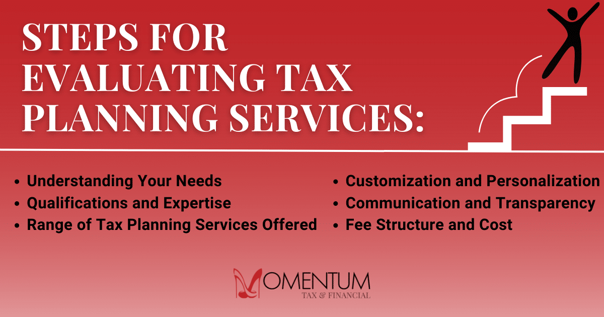 Tax planning services